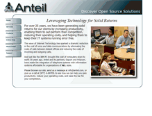 Tablet Screenshot of anteil.com